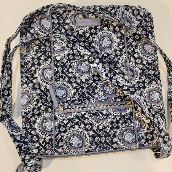 Vera Bradley Black and Blue Patterned Women's Bag - Picture 6 of 6